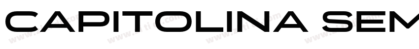 Capitolina SemiBold字体转换